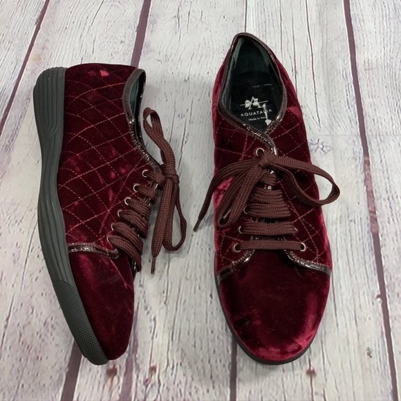 Aquatalia Glenda Wine Burgundy Quilted Weatherproo - Picture 4 of 8